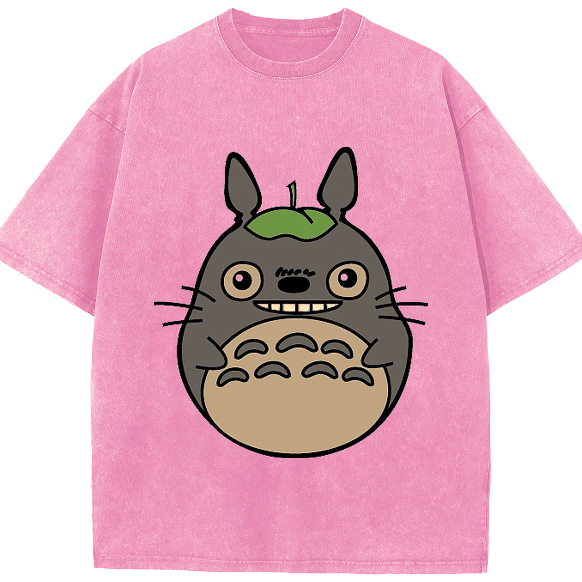 （画像用） となりのトトロ 草壁メイ 草壁サツキ My Neighbor Totoro Satsuki Kusakabe Mei Kusakabe 綿100% ヴィンテージ風 半袖Tシャツ（フロントプリント）